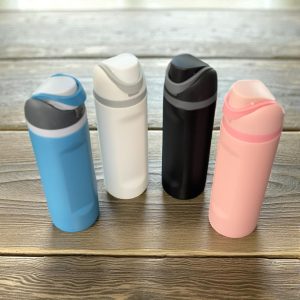 sports water bottle 2 in 1